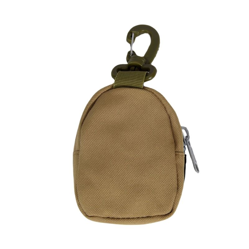 Portamonete minimalista unisex – Portafoglio sottile in tessuto Oxford con chiusura a scatto e cucitura a scatto (nero, mimetico, verde militare, cachi, con/senza cordino)_voghion.com