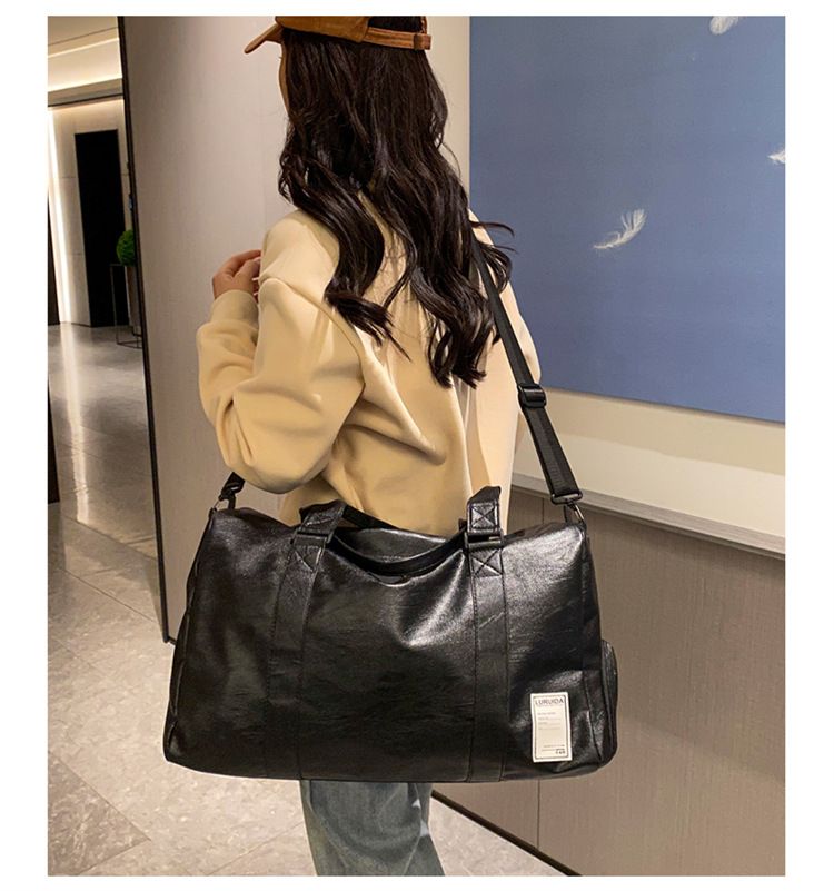 Fitness-Tasche mit großem Fassungsvermögen, Freizeitsport, tragbare Fitness-Textur, wasserdicht, Reisetasche für kurze Strecken_voghion.com