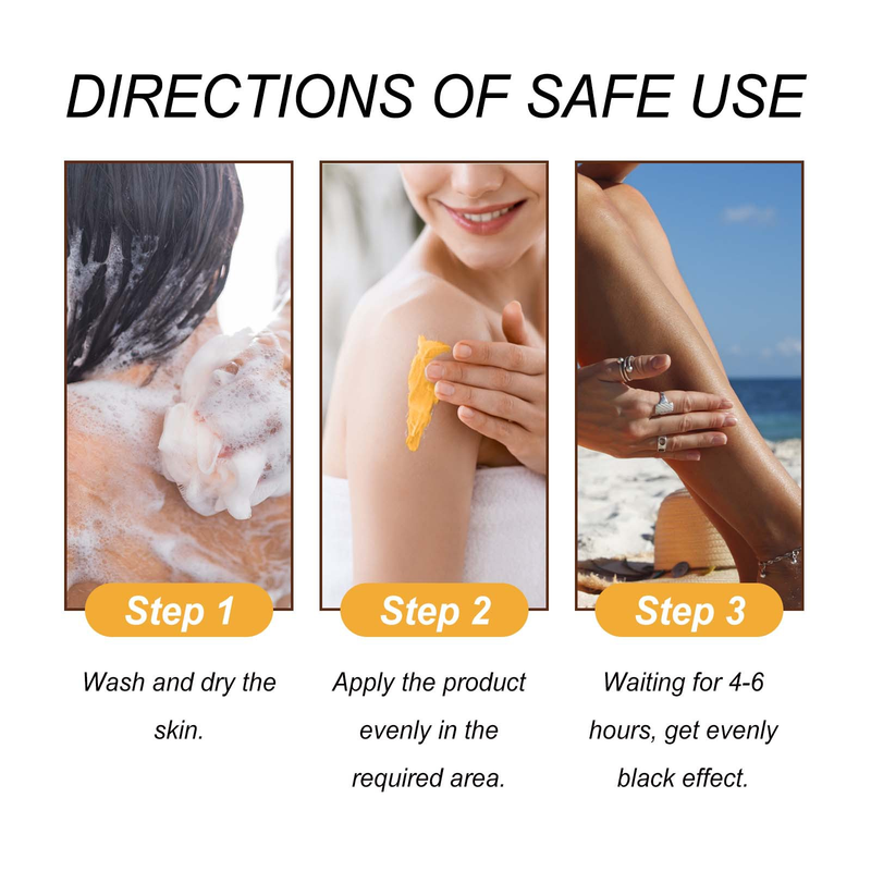 Cremă hidratantă EELHOE, calmantă, înfrumusețatoare, bronz rapid, naturală și confortabilă, maro bronz, non-grasă_voghion.com