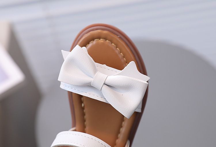 Neue Mädchen-Sandalen von Mother & Kids, Kinder-Schleifensandalen, kleine Mädchen-Sandalen mit weicher Sohle, römische Sandalen_voghion.com