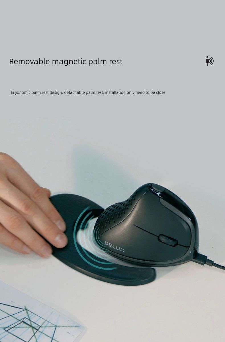 Colorful M618xsd Explorer Wireless Thumb Horizontal Roller Ergonomic Three-Model Rechargeable Vertical Mouse_voghion.com