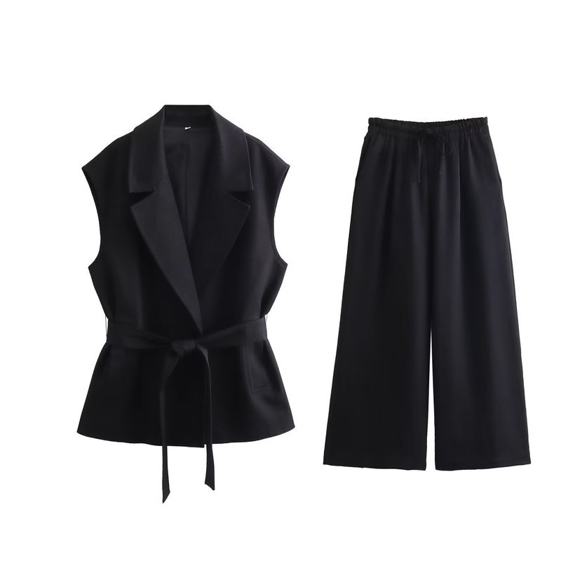 Wind With Belt Vest7768023 Wide-leg Pants7740102Set_voghion.com