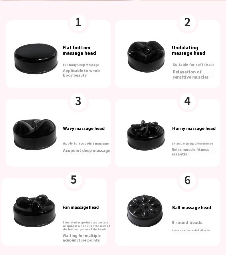 Kabelloses, wiederaufladbares Körpermassagegerät – Elektrisches Handgerät zur Modellierung und Fettreduktion für Nacken, Schultern und Taille – Tragbares Tiefengewebe-Knetgerät_voghion.com