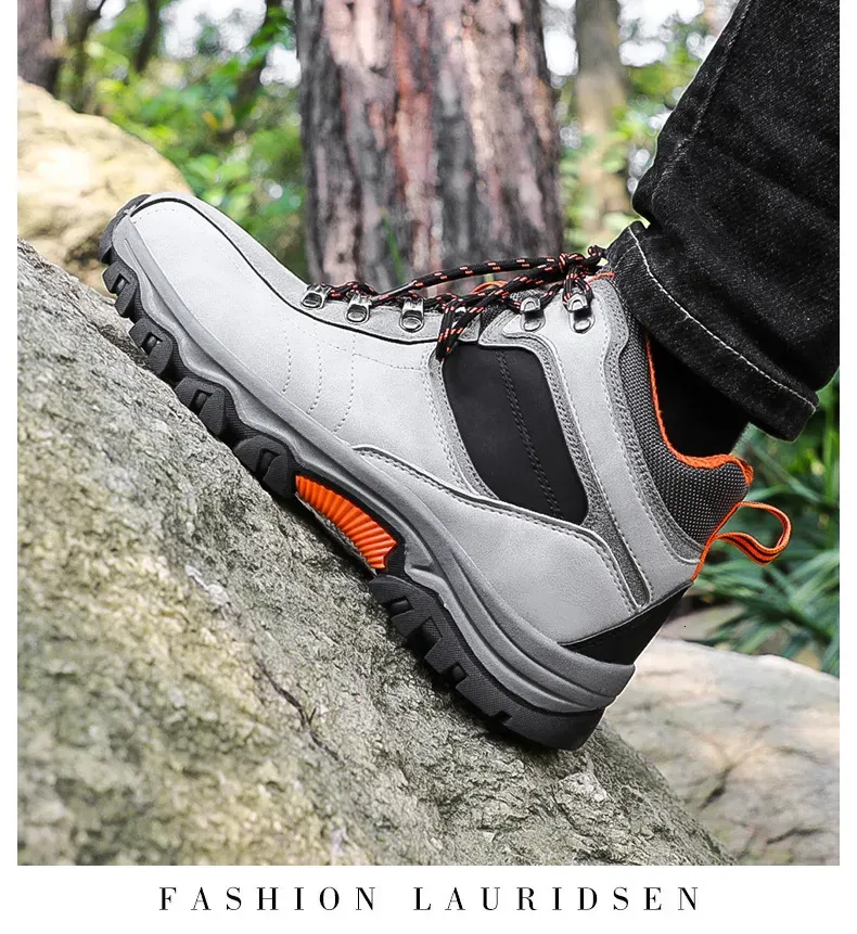 Autumn Outdoor Hiking For Men High-top Trekking Travel Large Size Casual Sports Men's Shoes Ddmysaturn_voghion.com