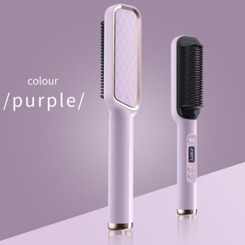 Curling Irons Straightening Device Nano Titanium Hair Straightener_voghion.com