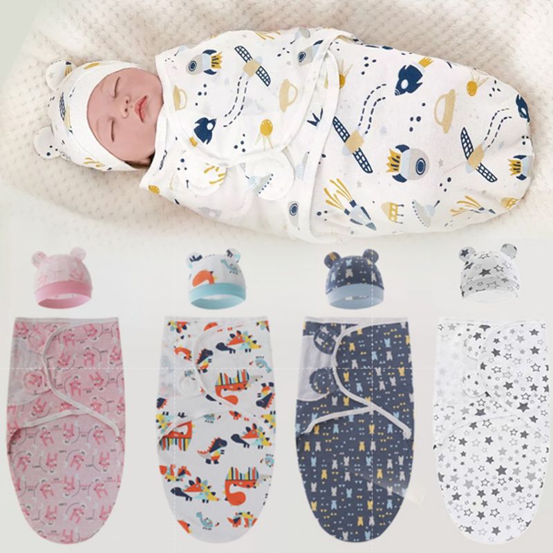 Envoltura suave para un sueño tranquilo. Manta envolvente de 80 cm para niñas y niños, transpirable en todas las estaciones._voghion.com