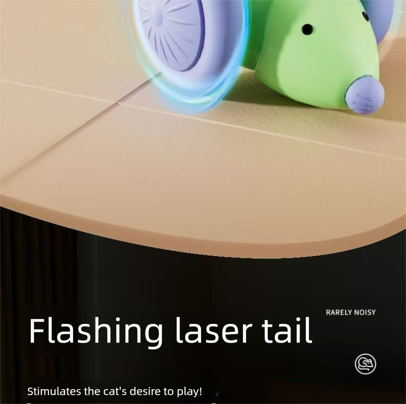 Giocattolo intelligente per auto-intrattenimento, auto da corsa elettrica, bacchetta automatica, gatto che mastica artefatto_voghion.com