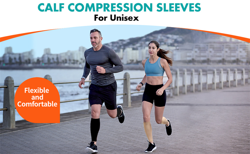 Calcetines de compresión sin pies para férulas, venas varicosas, Unisex, 1 par_voghion.com