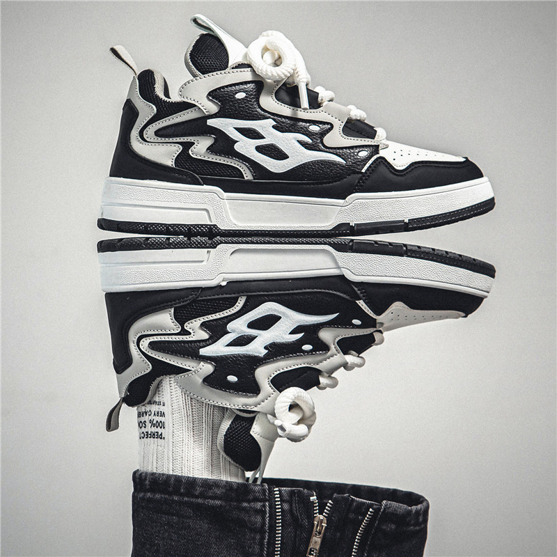 Scarpe da ginnastica coreane alla moda per papà da uomo in stile Harajuku, primavera e autunno 2025_voghion.com