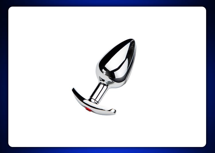 BLACKWOLF Intimspielzeug, glatter Edelstahl-Plug, Schmuck, Prostata-Massagegerät für Männer und Frauen, Analdildo, Erwachsene_voghion.com