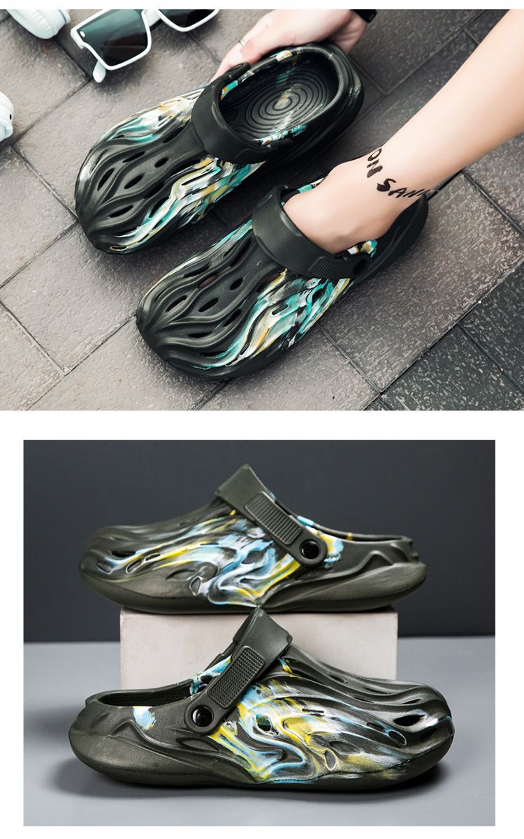 Men's Non-slip Wear Sports Sandals For Beach Slippers_voghion.com