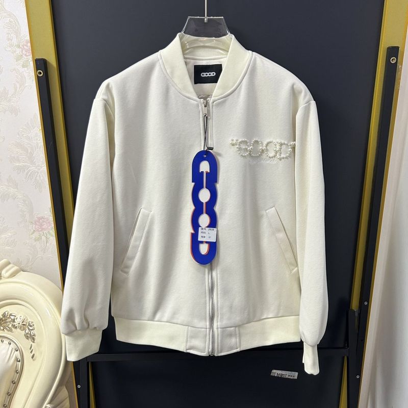 2025 Embroidered Pearl Jacket Men Women Spring And Autumn GOOD Versatile Baseball Stylish Coat For Couples_voghion.com