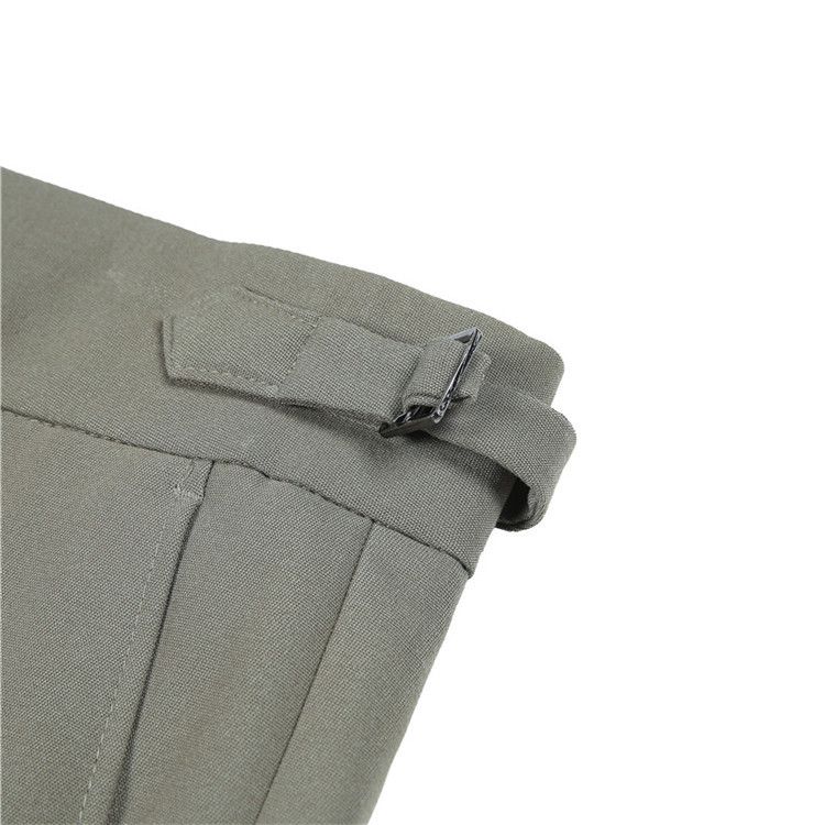 New Neapolitan Drape High Waist Men's Casual Pants Trendy Trousers_voghion.com