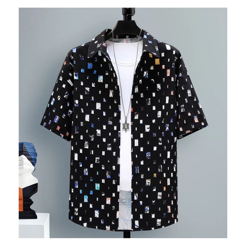 Summer 2 Pieces Set Tracksuit Men's Two Shirt Shorts Haruku Streetwear Oversized Men Sets Short Outfits Suits_voghion.com