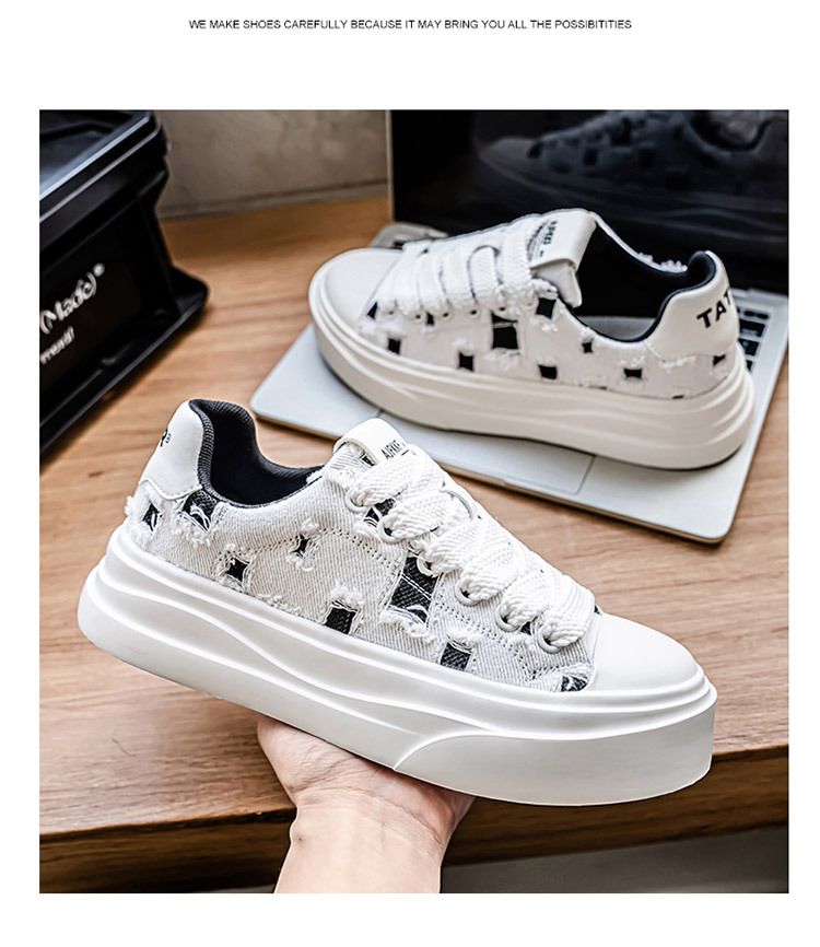2025 Summer Breathable Fashion Simple Invisible Height Increasing Comfortable Versatile Trendy Sports Casual Sneakers_voghion.com