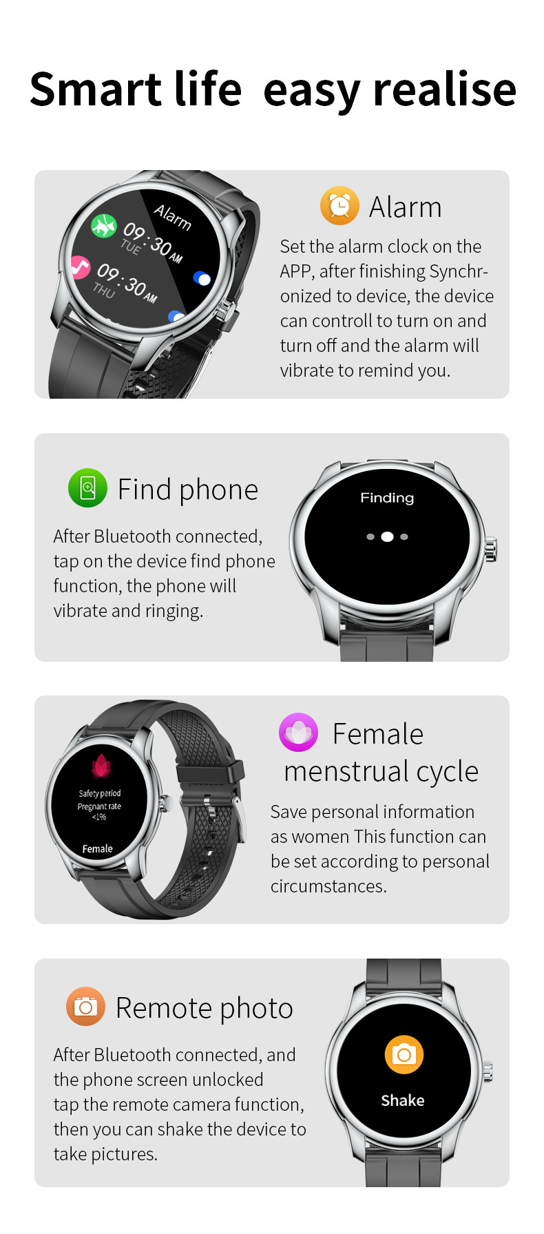 W9 Smart Bracelet Watch 1.3-inch Color Screen Blood Pressure, Heart Rate, Sleep Monitoring, Exercise Watch Step New Product_voghion.com