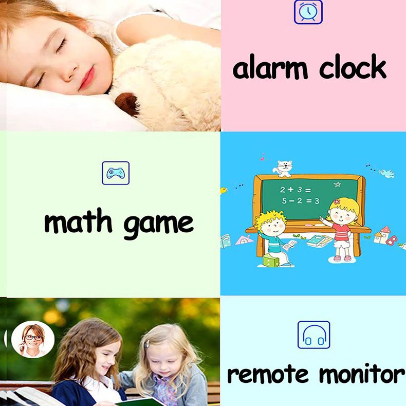 Ceas inteligent pentru copii Q12, telefon, monitorizare de la distanță, poziționare LBS, joc matematic, mână inteligentă pentru copii_voghion.com