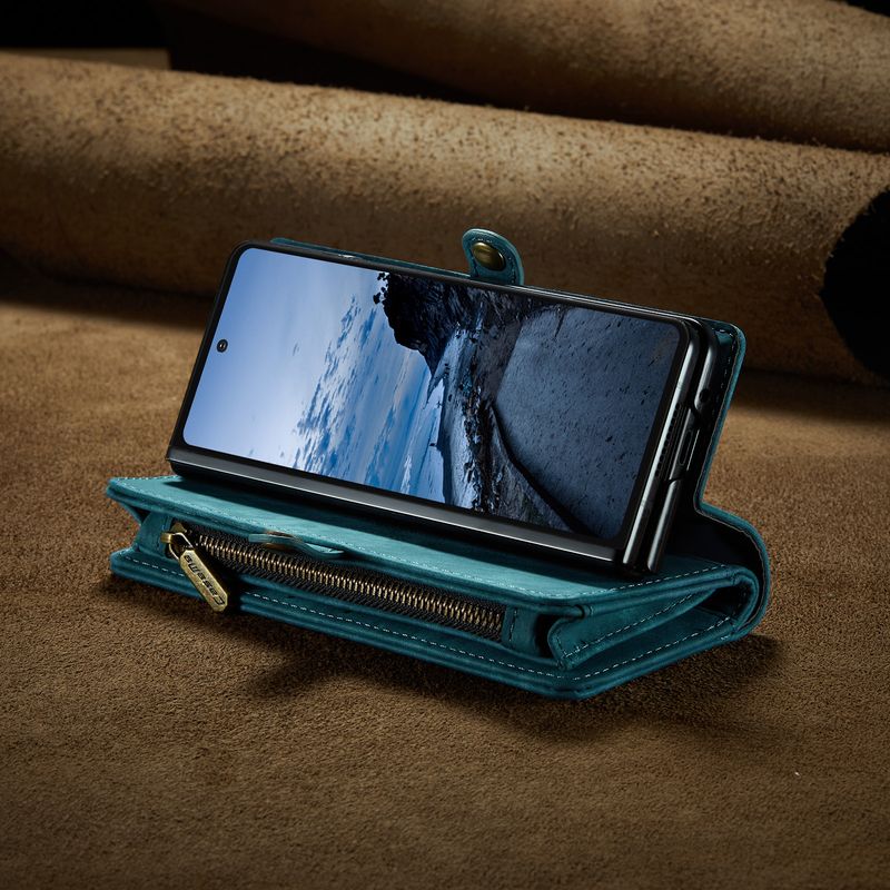 Compatible With New Samsung Fold7 Flip Z FOLD6 Card Slot Phone Leather Case Multifunctional Wallet_voghion.com