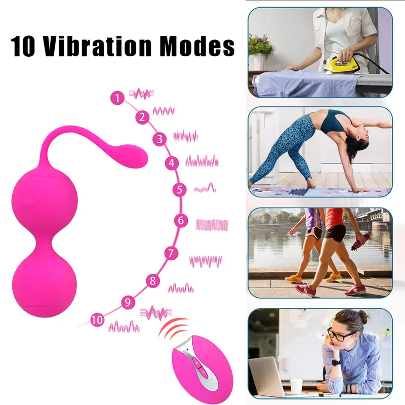 Eggs/Bullets l Tighten Exercise 10 Speed Sex Toys for Women Kegel Peic F 220822_voghion.com