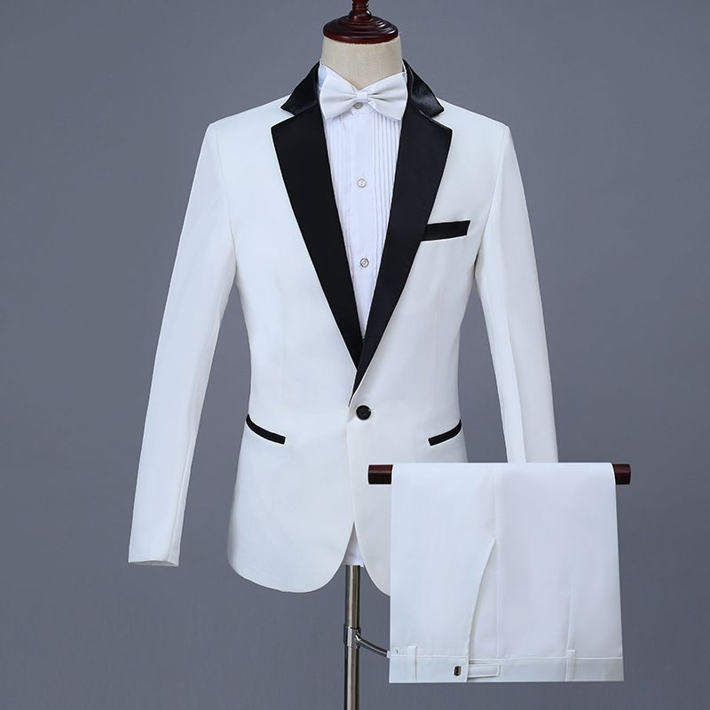 CT Spring New Men's Suit Set For Photo Studio, Singer Stage Performance Costume, Host Formal Wear_voghion.com