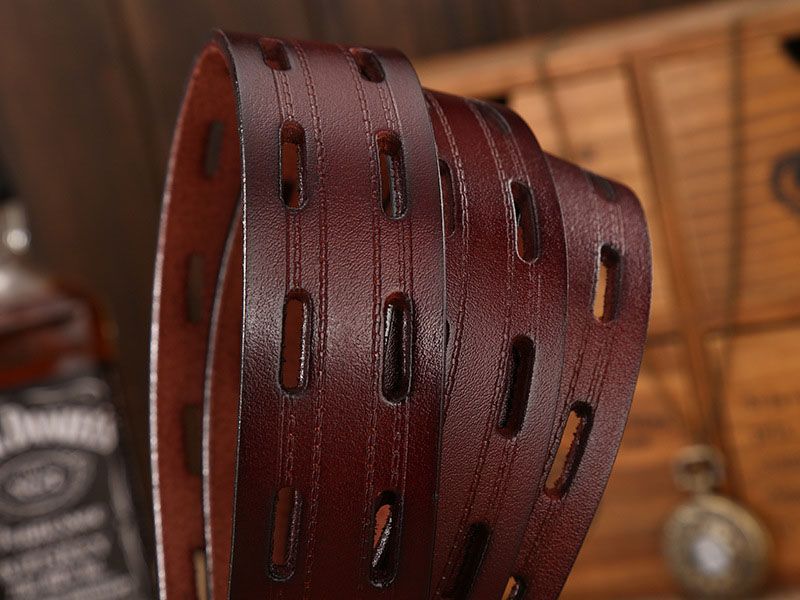 HOT Best YBT High Quality Genuine Leather for Men Brand Strap Male Double Pin Buckle Fancy Vintage Jeans Cowboy Belts_voghion.com