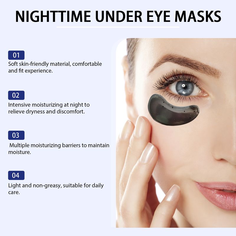 Viareline Nighttime Patches Beutelpflege, kühlend, feuchtigkeitsspendend, glatte Haut um die Augenpartie_voghion.com