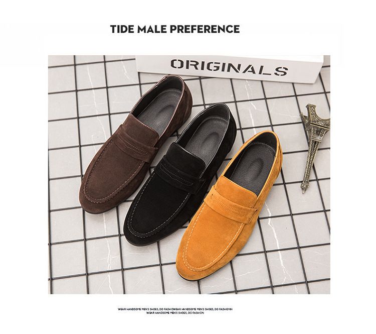 Large Size Men's Lazy Leather Shoes_voghion.com