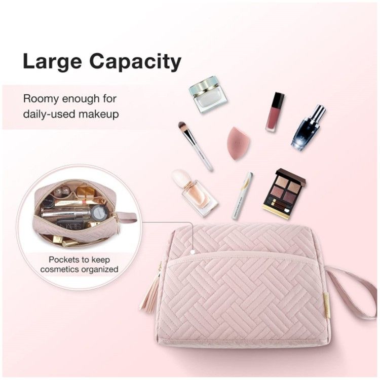 Neue praktische und tragbare Make-up-Tasche für Geschäftsreisen mit großem Fassungsvermögen, Aufbewahrungstasche für Toilettenartikel, hochwertige Toilettentasche für Damen_voghion.com