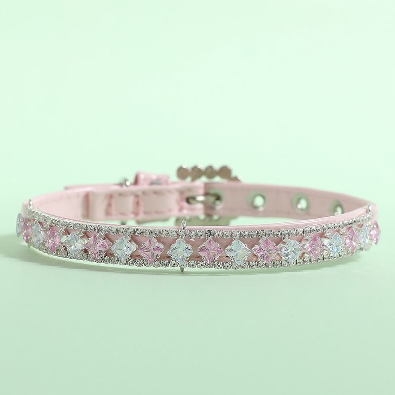 Pet supplies collar traction rope collar set cat necklace small and medium sized dog collar collar accessories_voghion.com