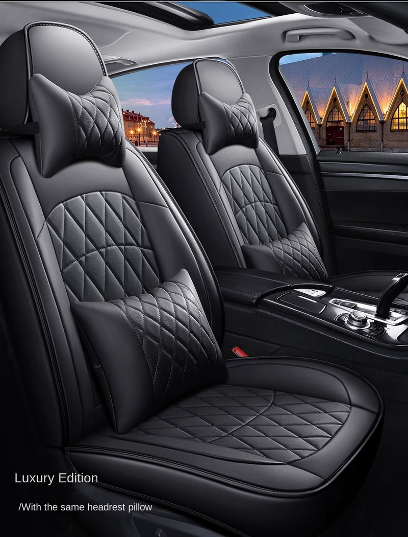 Housse de siège universelle pour Série 1 E81 E87 E88 F20 F21 F40 F52, accessoires de voiture, détails intérieurs, protection de siège_voghion.com