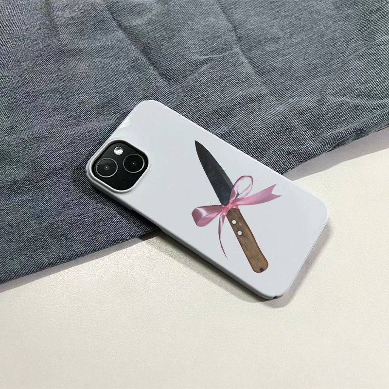 Ins Style Messer IPhone 16 15 Pro Telefon Trendy 14 Film Hard Case 13 Nische 12/11_voghion.com