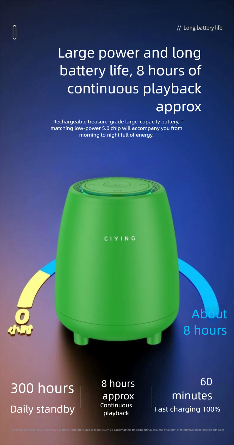 Mini enceinte Bluetooth portable, audio domestique sans fil, super basses, emplacement pour carte, haute qualité, pour l'extérieur_voghion.com