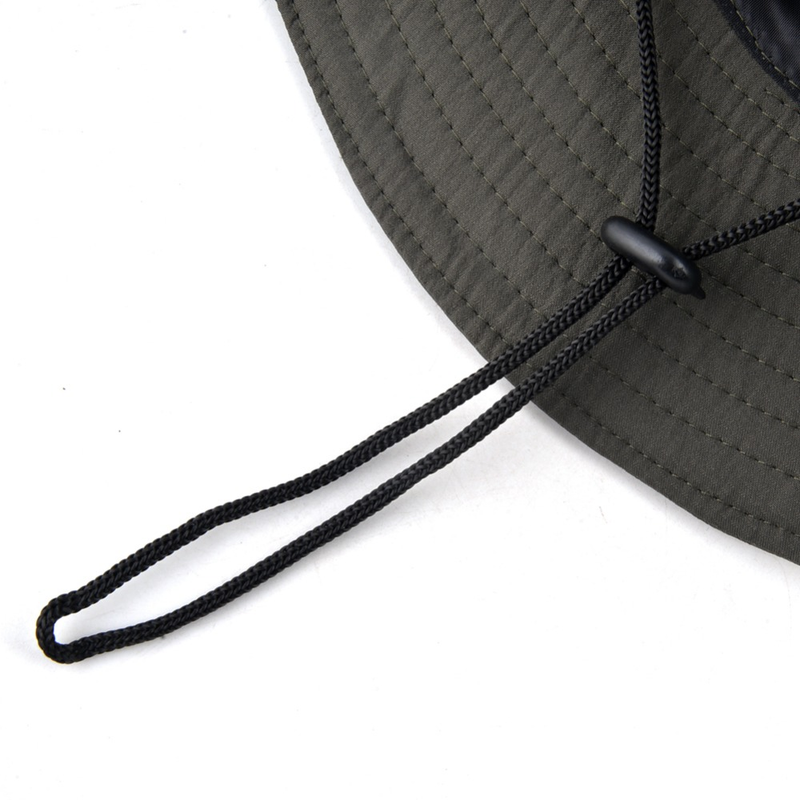 Solid color sun hats for men Outdoor Fishing cap Wide Brim Anti-UV beach caps women Bucket hat Summer Hiking camping_voghion.com
