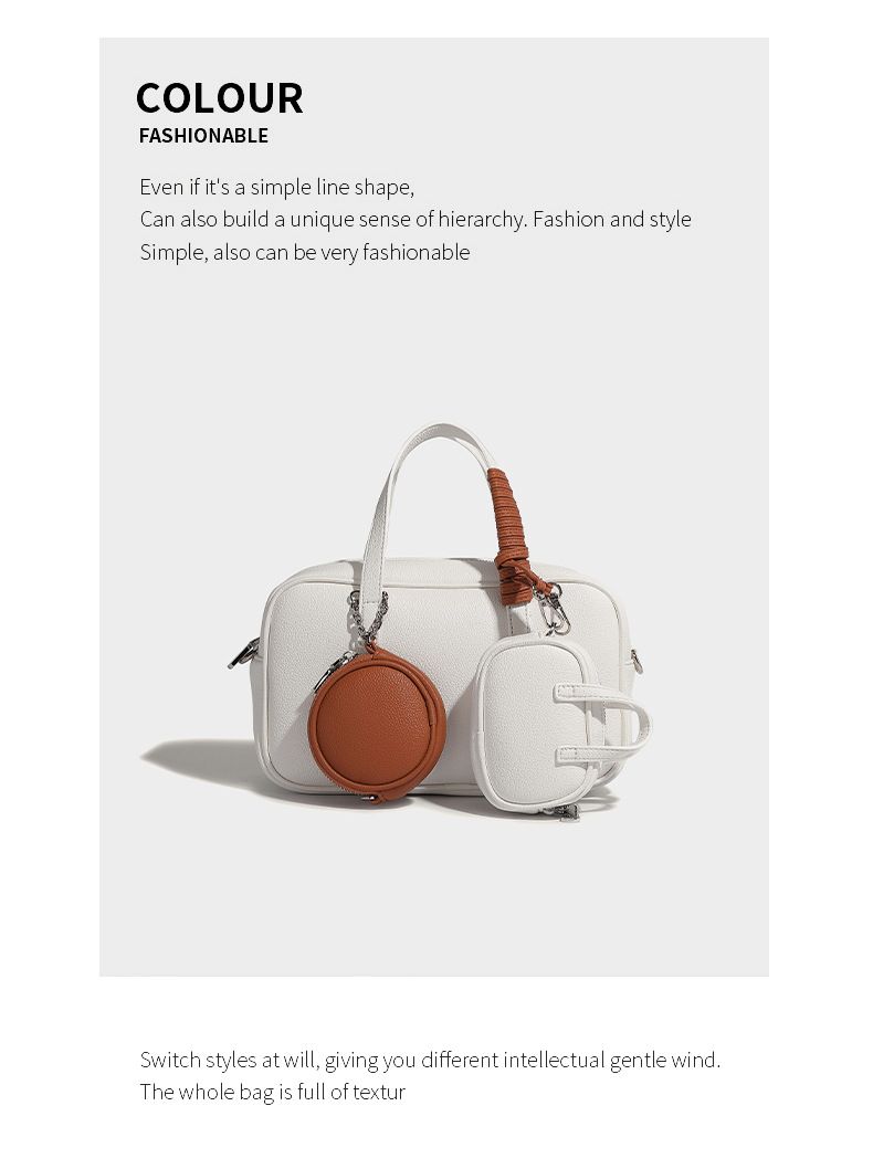 Borsa da bowling Boston di ispirazione vintage con tracolla staccabile: elegante borsa a tracolla e a spalla singola per donna (vari colori)_voghion.com