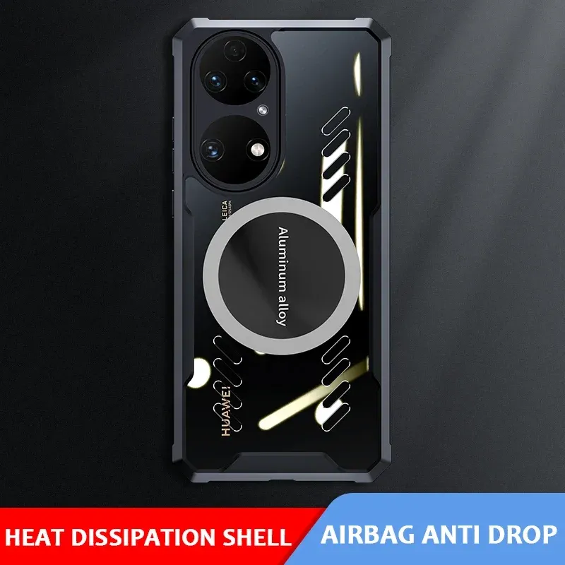 Per Huawei Nova 12 9 10 11 Pro Ultra Lite Grafene Dissipazione del calore Traspirante Raffreddamento Trasparente Bumper Custodia Cover Shell_voghion.com