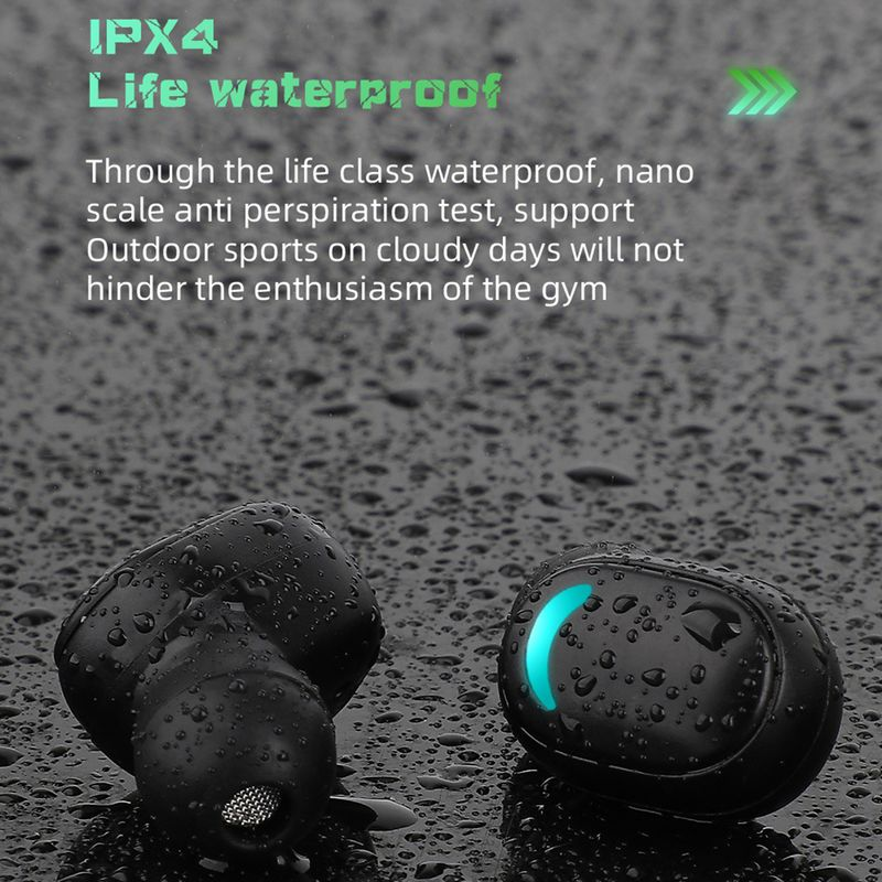 Trådløse in-ear-øretelefoner med 5.1-forsinkelse, lav lyd, Bluetooth-kompatible spillhodetelefoner for sport_voghion.com