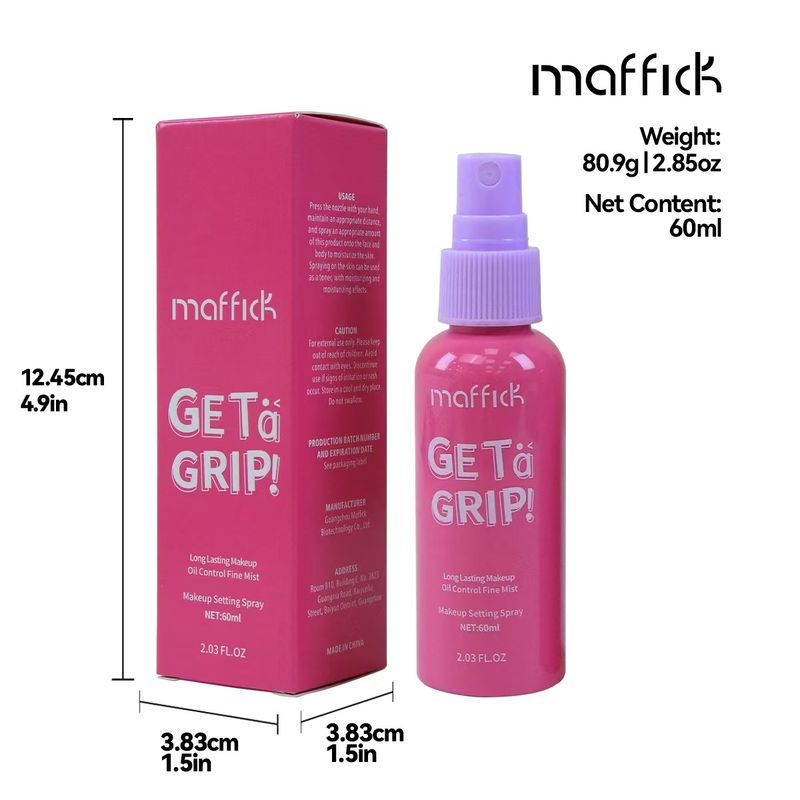 Gesichtsgrundierung, Wassermelonengeschmack, Make-up-Fixierspray, trockenes, feuchtigkeitsspendendes Make-up-Entferner, langanhaltend, mild, wasserfest und schweißfest, tragbar, 60 ml_voghion.com
