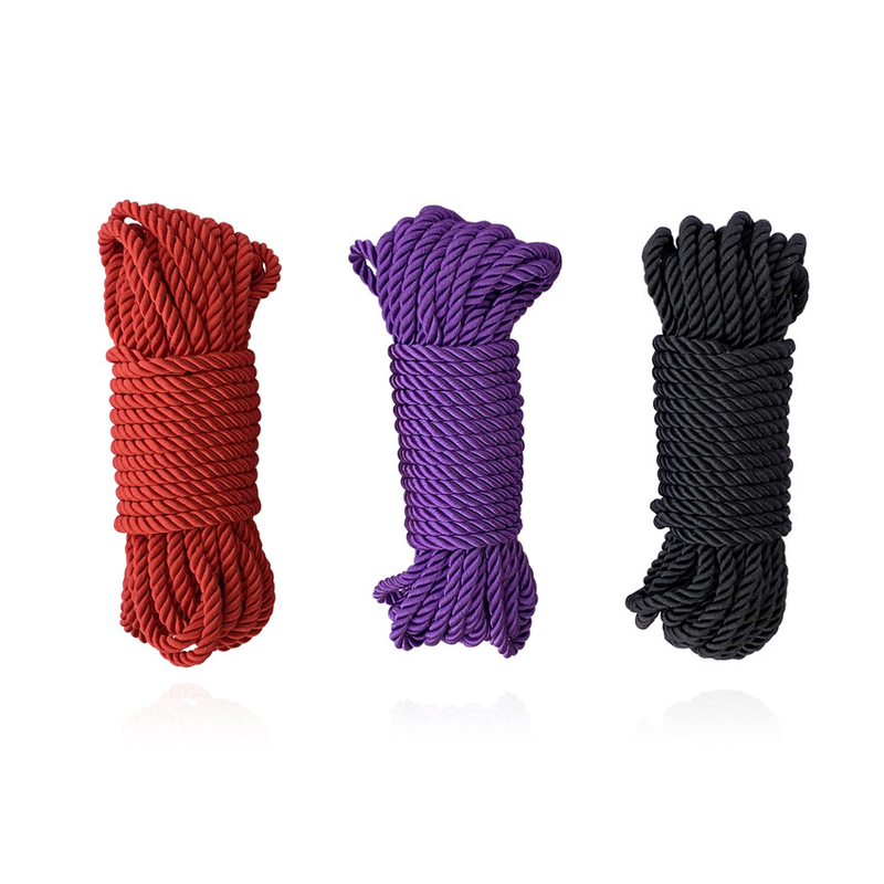 SM kul bondage rep 10 meter tio meter merceriserat rep bondage rep kvinnors tillbehör röd lila träningssexverktyg_voghion.com