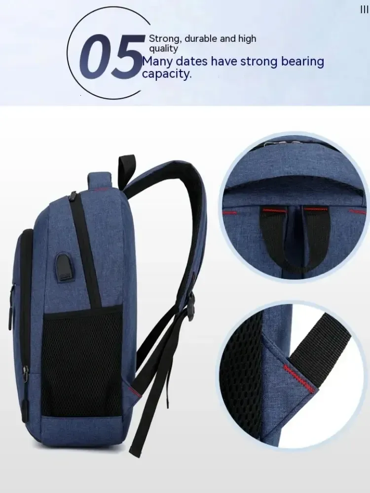 Zaino da uomo, grande capacità, semplice, alla moda, da viaggio, per studenti, borsa per computer 250514l_voghion.com