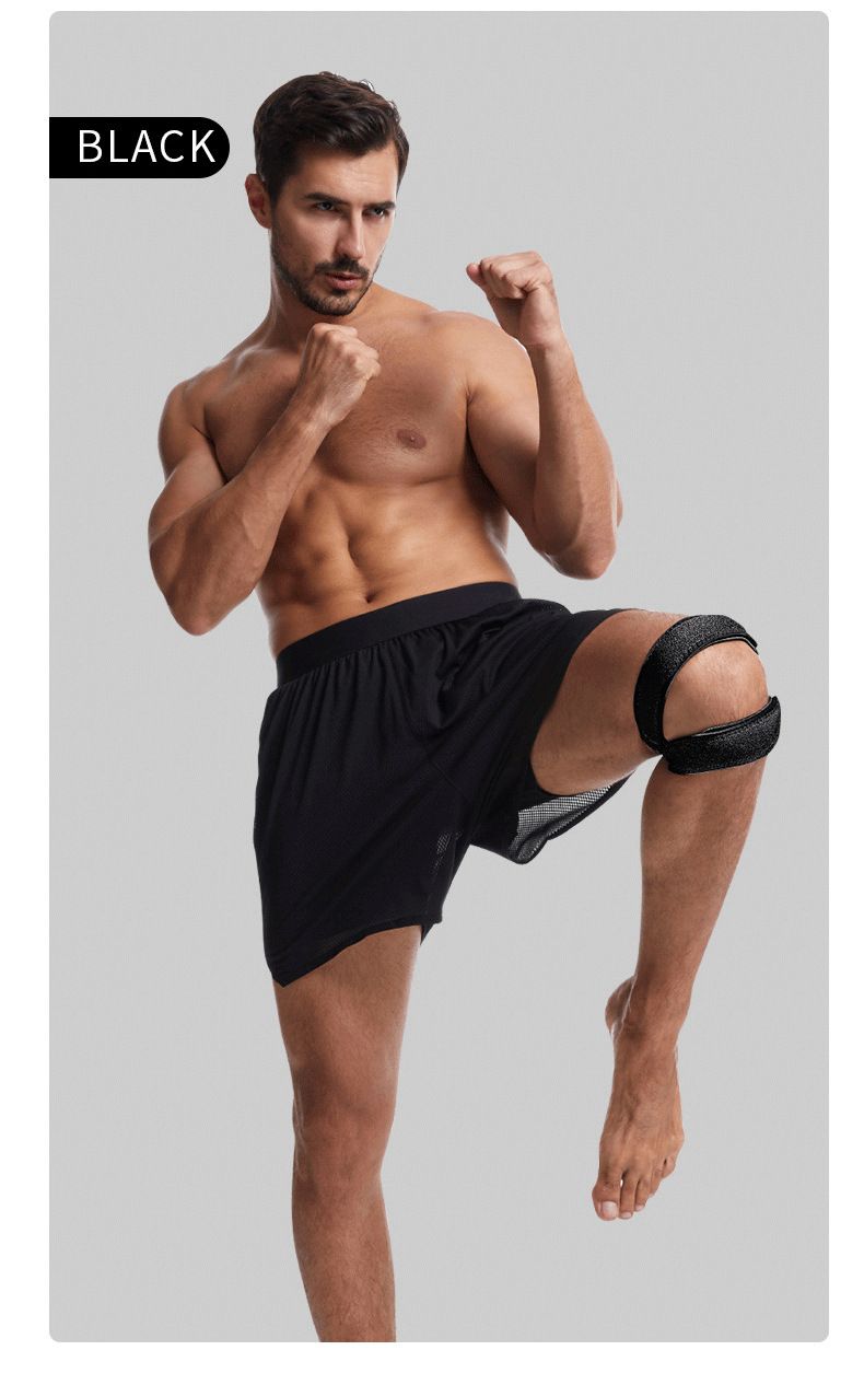 New Sports Silicone Strap Compression Meniscus Patella Running Climbing Breathable Basketball Brace Knee Support_voghion.com