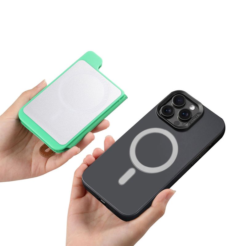 TechGlobe New Srong Magneic Holder Wih Reracable Wris Srap, Lef And Righ Flip, Card Inserion, Coin Sorage_voghion.com