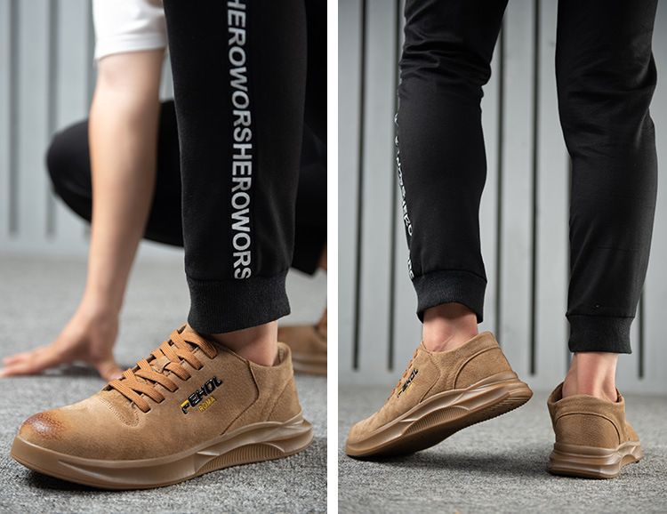 Scarpe antinfortunistiche in acciaio baotou anti-sfondamento anti-piercing resistenti all'usura suola morbida e confortevole vecchie scarpe antinfortunistiche scarpe antinfortunistiche da lavoro_voghion.com