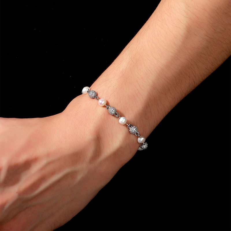 Men And Women Ins Niche Bracelets For Daily Use 6mm 8mm Natural Pearls High End Design Light Luxury Hand Jewelry_voghion.com