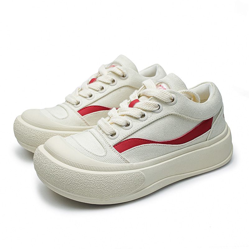 Ugly Cute Trendy And Versatile Dad Round Toe Bread Sparkling Drinks, Celebrity Pairs, Canvas Shoes, Board Shoes_voghion.com