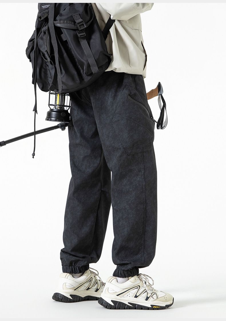 Trendy American Camouflage Work For Men, 2024 Autumn/Winter New Collection, Thickened Leg Tight Charge Pants, Outdoor_voghion.com