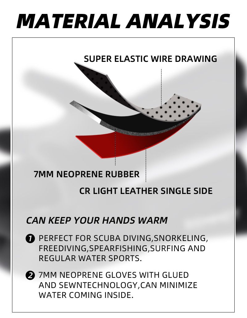 Gants de plongée super chauds à trois doigts de 7 mm, résistants au froid et à l'usure, en néoprène pour la pêche et la natation en hiver_voghion.com