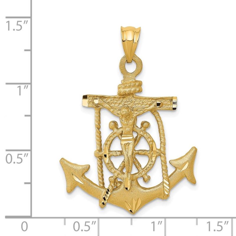 14k Mariners Cross Pendant_voghion.com