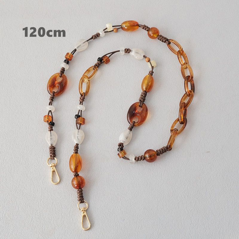 Accessori per borse alla moda con perline in acrilico, tracolla, tracolla per ascella, tracolla per telefono_voghion.com