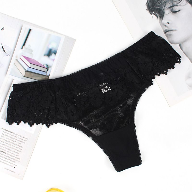 2025d Mutandine da donna sexy in pizzo taglie forti, in puro cotone, perizoma da ragazza, nuovo stile_voghion.com