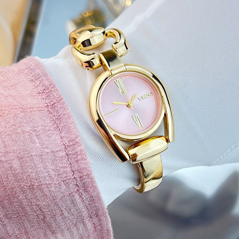 Orologio da polso vintage con bottone, orologio da polso da donna di alta gamma, orologio al quarzo casual alla moda, regalo quotidiano per compleanno, anniversario, San Valentino_voghion.com